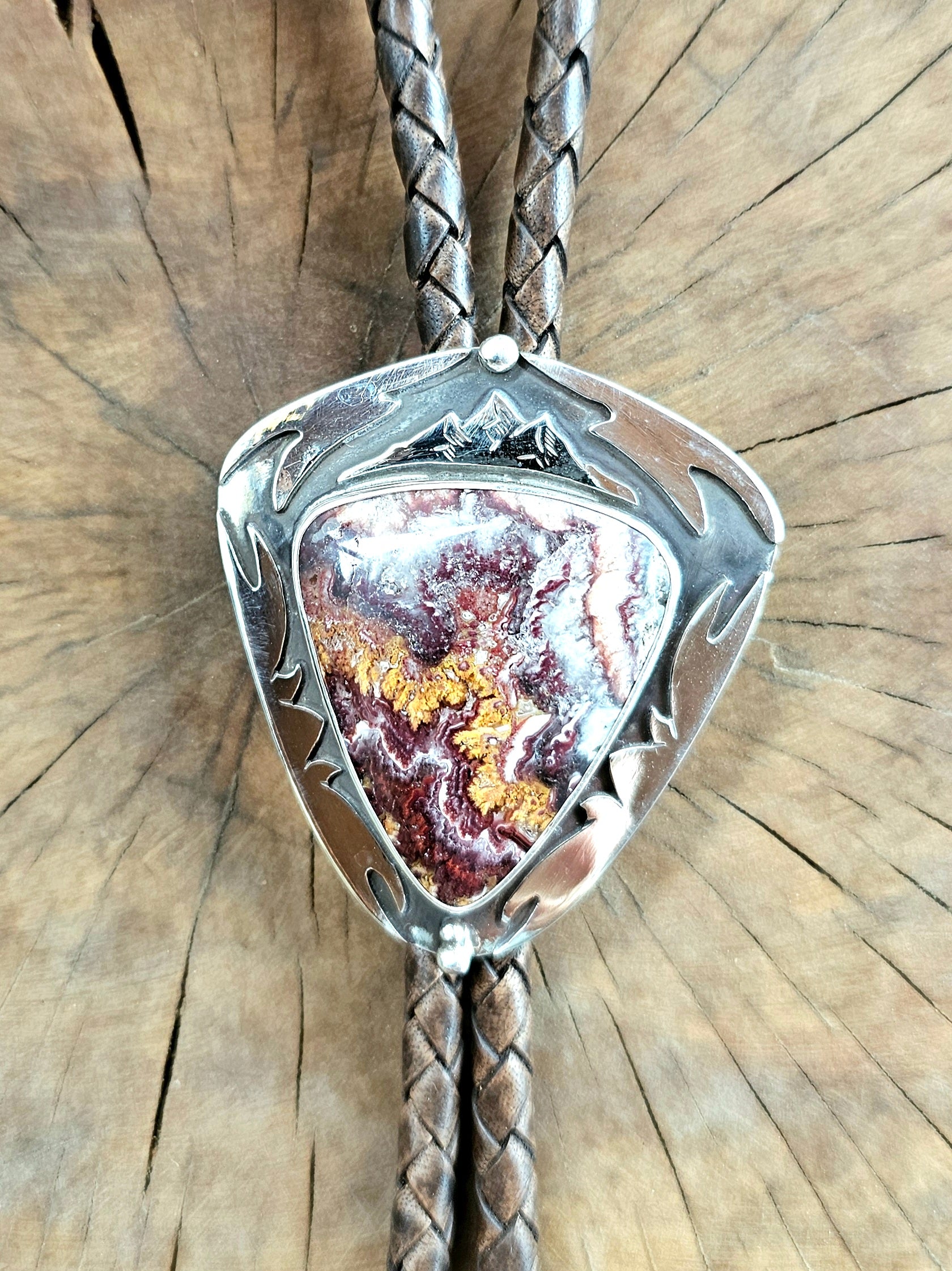 Sterling Bolotie w/ Utah Lace Opal #2